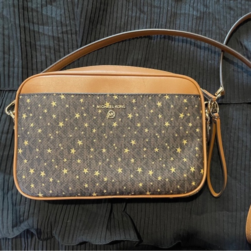 Michael Kors east west camera crossbody bag